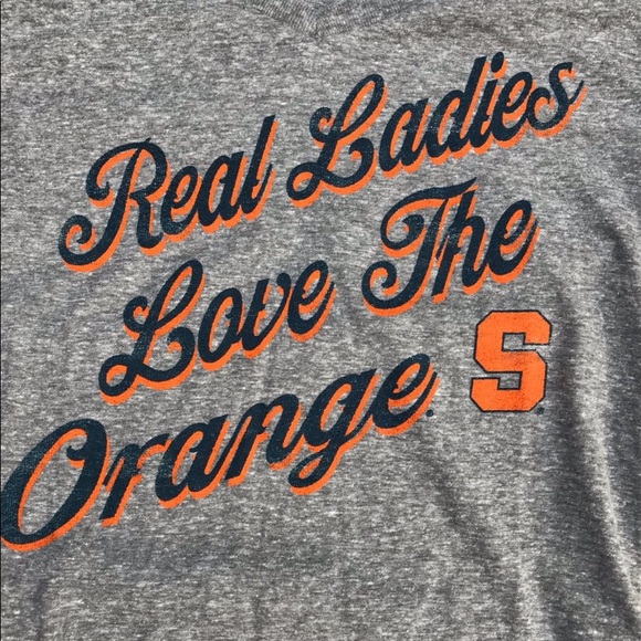 Real Ladies Love The Orange Syracuse T-Shirt - Picture 1 of 3